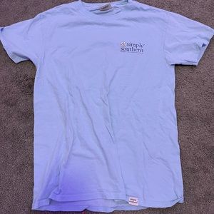 Blue simply southern shirt